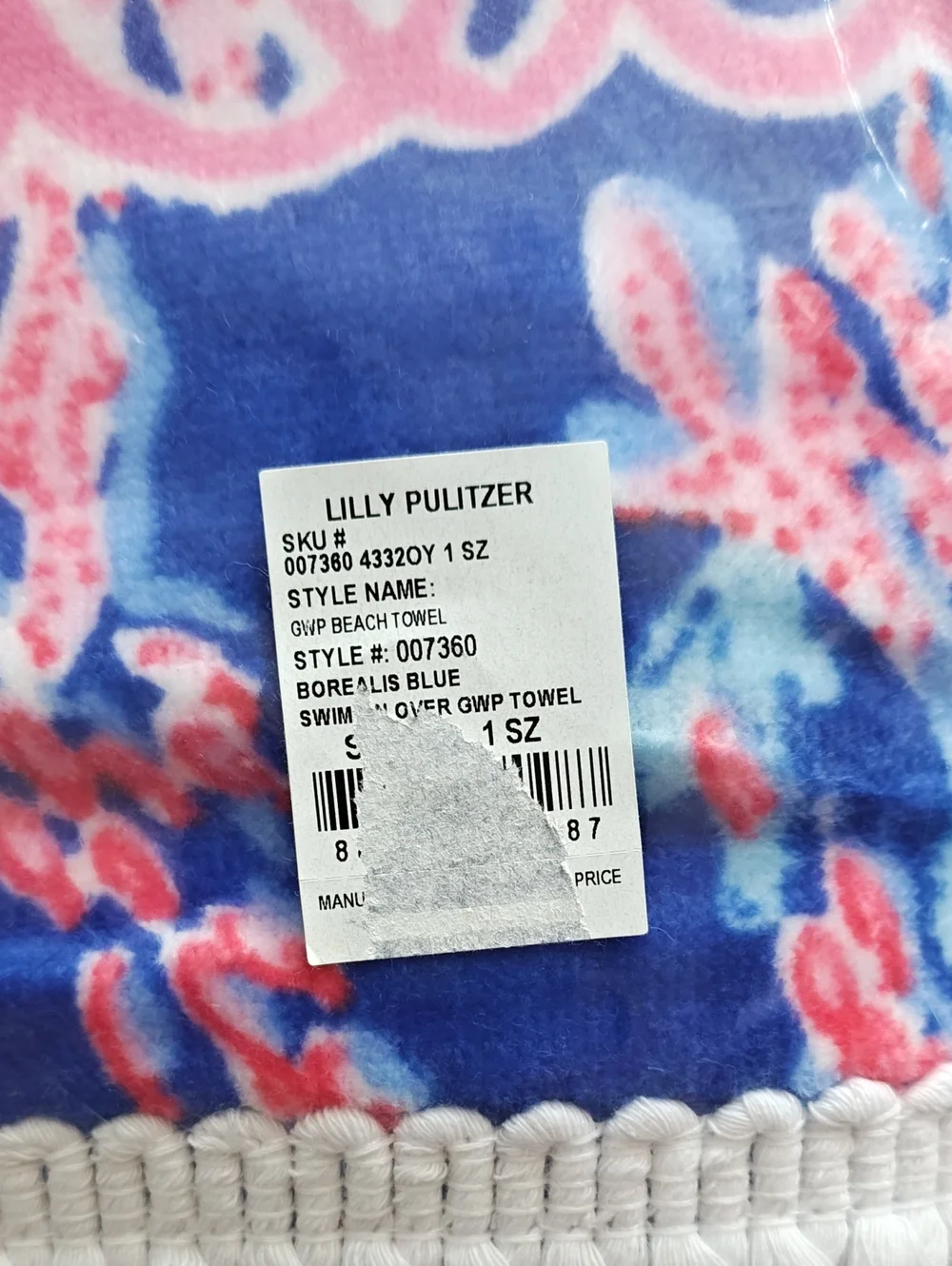 NWT Lilly Pulitzer Beach Towel